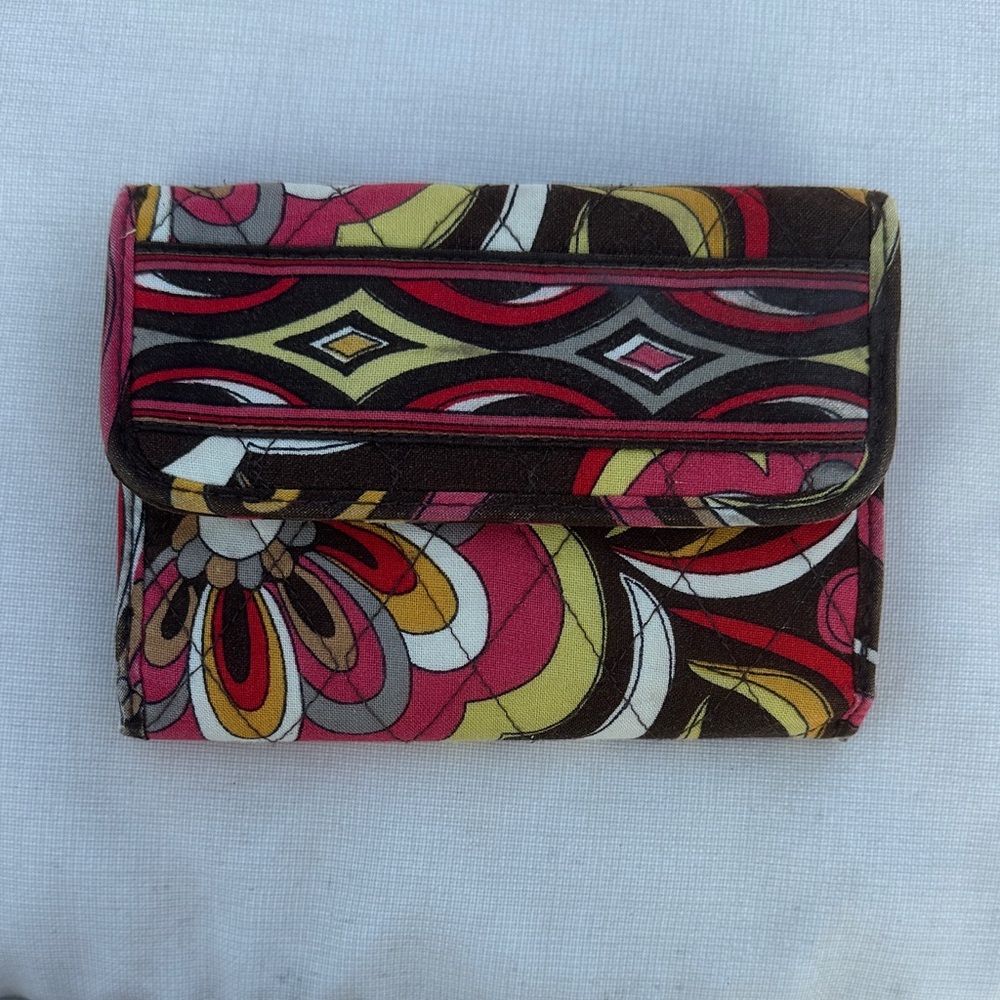 Vera Bradley Multicolor Patterned Wallet in Puccini pattern